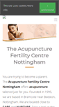 Mobile Screenshot of acupuncturefertilitycentre.co.uk